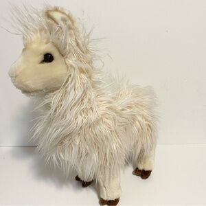 Douglas Llama Plush Alpaca Furry Stuffed Animal Standing Toy 17” Realistic Farm